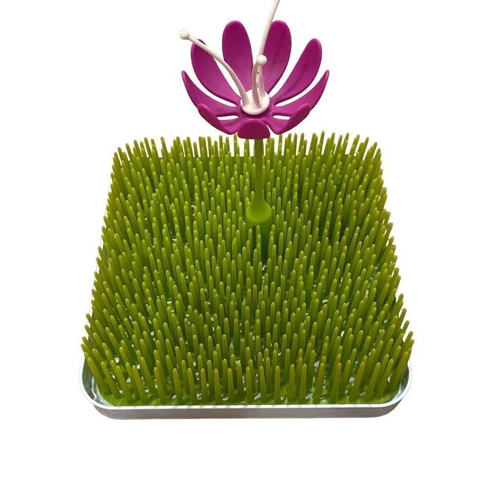 Boon Baby Bottle Drying Tray Grass and Flower Accessory